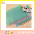 office stationery plastic A4 A5 clear PP clip board with scale
